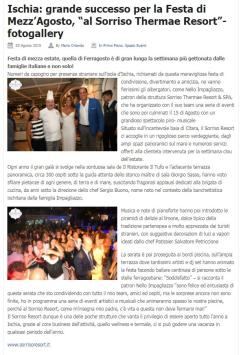 Ferragosto a Ischia, e L’entusiasmo Continua Ancora...